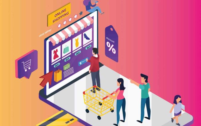 تصميم متجر الكتروني